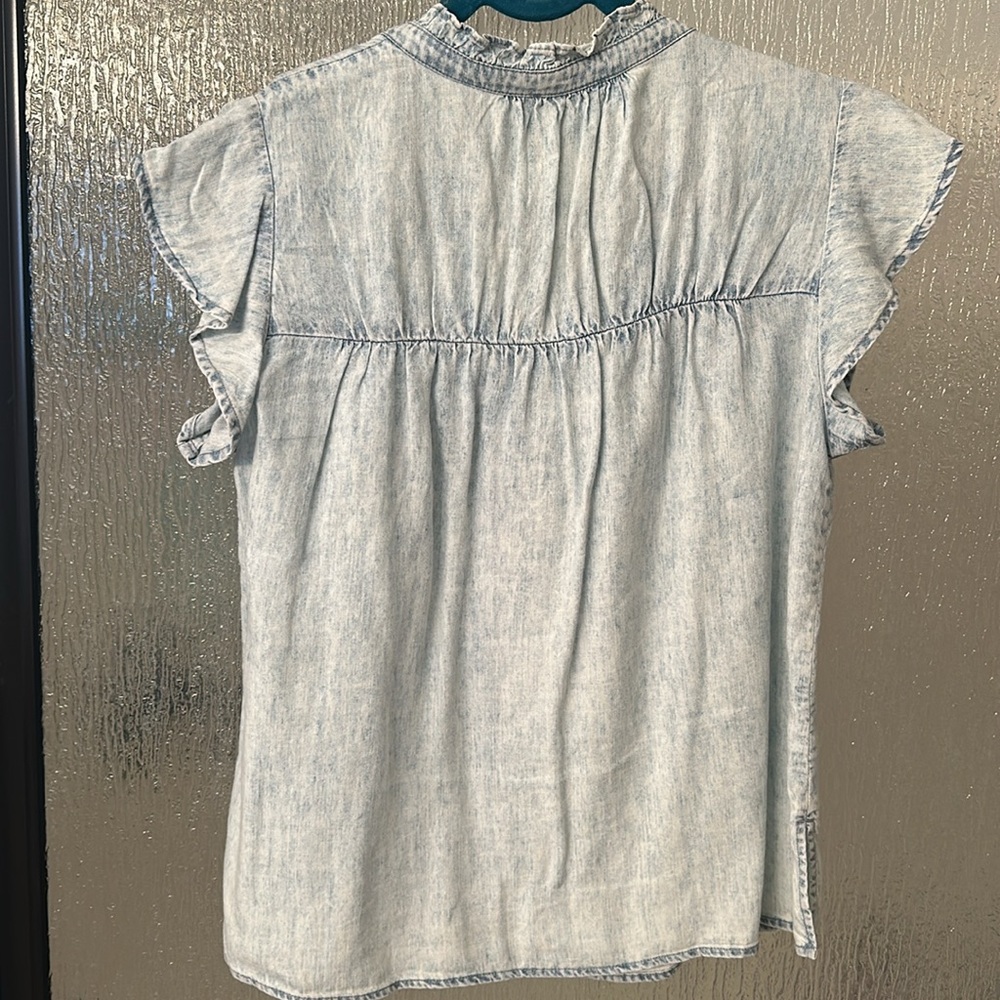 Rails Chambray Ruthie Blouse XS - Picture 4 of 5